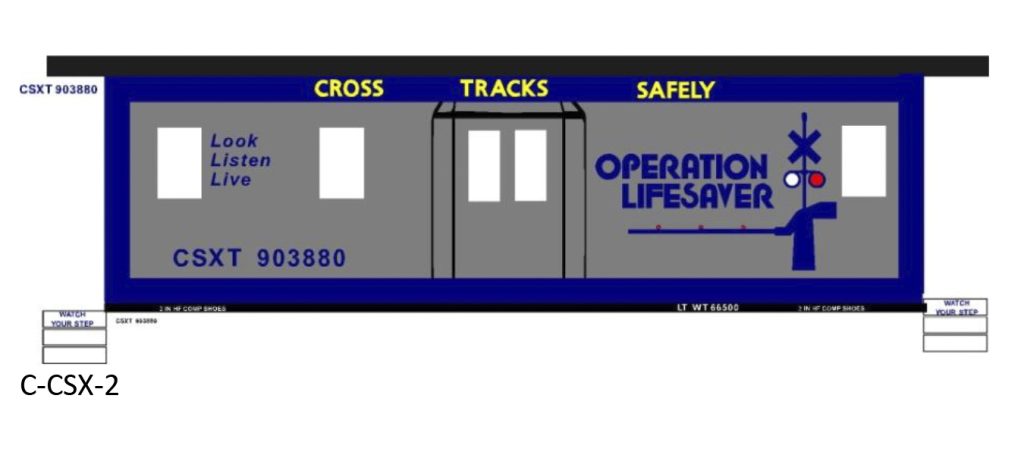 CSX CABOOSE GRAPHICS